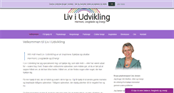 Desktop Screenshot of liviudvikling.dk